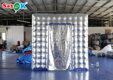 Cabina llevada inflable resistente inflable de la foto de agua de la tienda del partido para la publicidad/la promoción