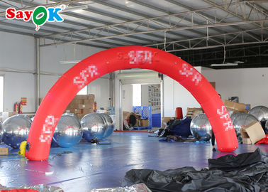 Meta los 6*3m inflable roja del comienzo del arco del arco inflable de encargo para hacer publicidad del SGS del acontecimiento