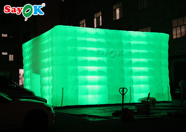 Va la tienda inflable del aire del cubo inflable de la tienda LED del aire libre para la decoración del partido de la publicidad comercial