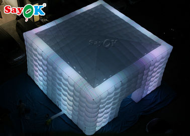 Va la tienda inflable del aire del cubo inflable de la tienda LED del aire libre para la decoración del partido de la publicidad comercial