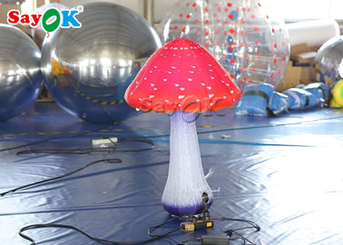 Lámpara inflable gigante de la noche de la seta de la decoración de la iluminación de 1 metro teledirigida