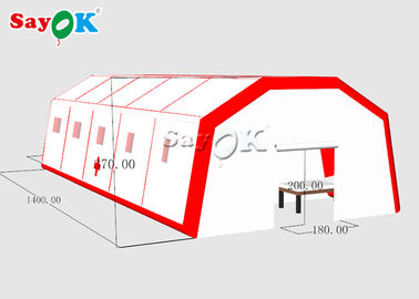 Tienda inflable construida rápida inflable del aire de Gaint de la tienda de refugio para fijar SGS ROHS del CE de los pacientes