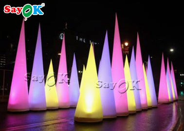 La decoración inflable atractiva de la iluminación/explota el cono para la Navidad