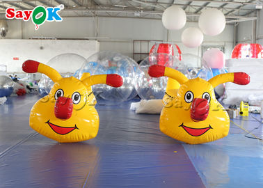 decoración divertida Caterpillar inflable del carnaval de los 6m para los juegos de la formación de equipo