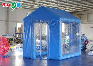 Tienda médica inflable inflable de la tienda los 3x2.5x3M Waterproof Anti Virus del marco hermética con la bomba de aire