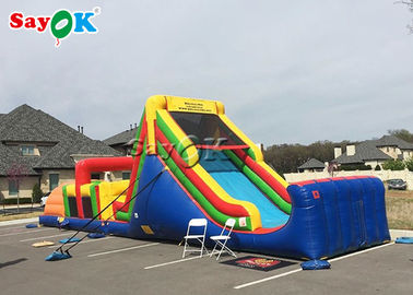 Slide de piscina inflable para niños Parque de juegos húmedo seco Slide inflable / Slide combinado de casa de rebote inflable