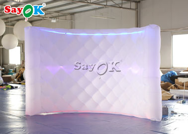 Las decoraciones inflables del partido curvan la cabina inflable de la foto del LED 210D