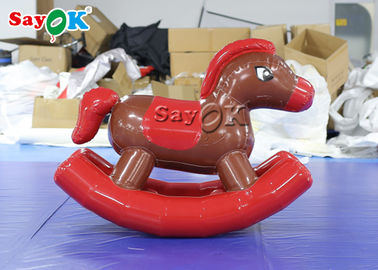 Niño rojo Pony Rocking Horse inflable del PVC de Sayok