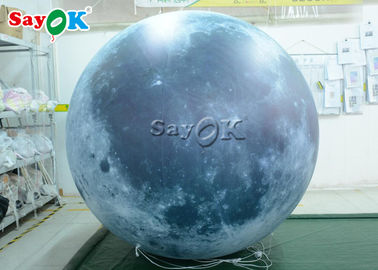 La yarda llevó la iluminación del globo inflable de la luna de 3M
