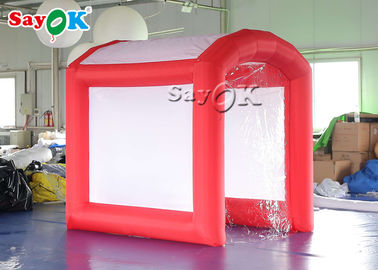 Canal inflable rojo al aire libre de Fogger de la desinfección 2x2.5x2.5mH