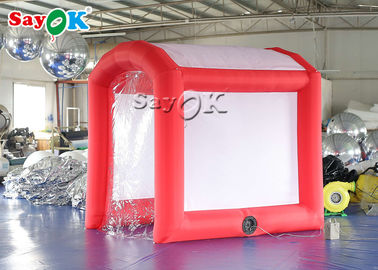 Canal inflable rojo al aire libre de Fogger de la desinfección 2x2.5x2.5mH