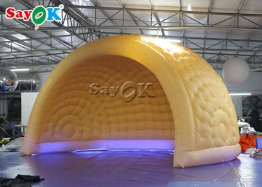 Inflable la tienda ROHS de la yarda parque de atracciones la tienda inflable de la bóveda del aire de los 6m LED
