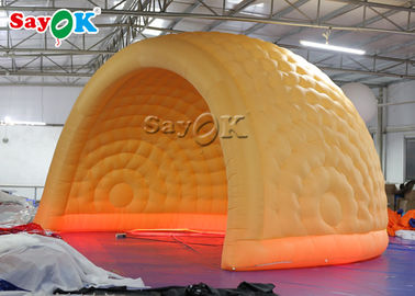 Inflable la tienda ROHS de la yarda parque de atracciones la tienda inflable de la bóveda del aire de los 6m LED