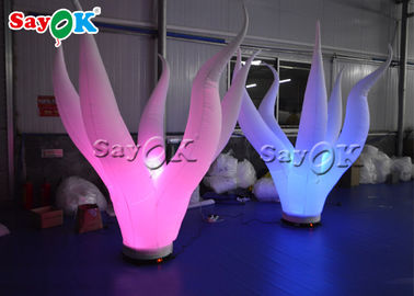 Alga marina inflable de nylon modificada para requisitos particulares de 3M LED para el festival