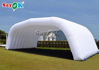 Tienda de campaña inflable Shell Shape Stage Tent inflable interior de costura doble