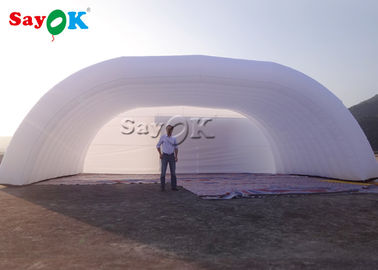 Tienda inflable de la etapa del césped de la bóveda blanca inflable de la tienda 12x6x5mH para el acontecimiento del partido