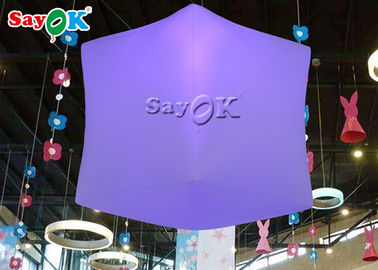1 metro LED que cuelga el globo inflable del cubo con 16 colores