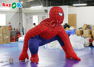 Hombre araña inflable rojo del superhéroe los 2.5m para la decoración de la ceremonia