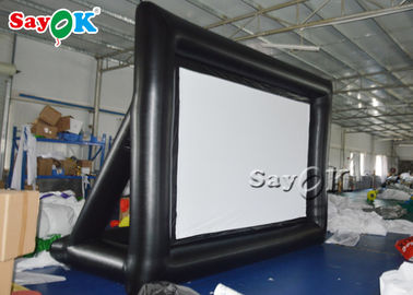 Explote la pantalla de cine inflable del acontecimiento del paño de la proyección posterior de la pantalla de proyector