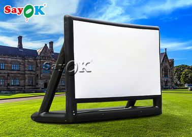 Pantalla de cine inflable del patio trasero de la pantalla de cine del paño portátil al aire libre inflable de la proyección
