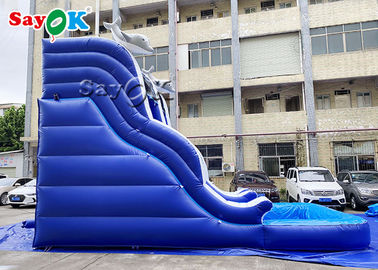 Deslizamiento de la piscina inflable 7x4x5mH Al aire libre Niño Deslizamiento de agua de escalada inflable para entretenimiento