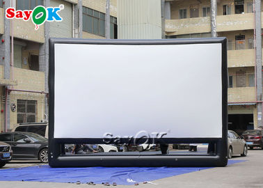 Pantalla grande inflable fuera de la pantalla de proyector de película inflable hermética para hacer publicidad de la exhibición