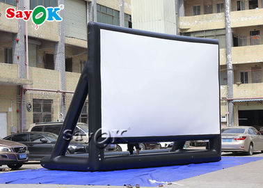 Pantalla grande inflable fuera de la pantalla de proyector de película inflable hermética para hacer publicidad de la exhibición