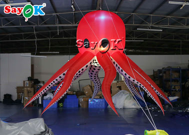 La ejecución 3M del acontecimiento llevó la iluminación de tentáculo inflable del pulpo