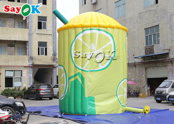 Tienda inflable inflable de la cabina del puesto de limonadas de la tienda 3.5x5.3mH 0.4m m del trabajo para la exhibición