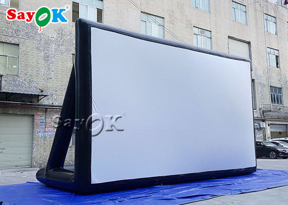 Pantalla inflable del cine del proyector del PVC del cine del partido al aire libre inflable los 9m de la pantalla