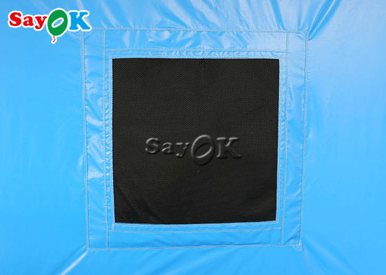 Tenda de trabajo inflable de pintura con imprenta de logotipo