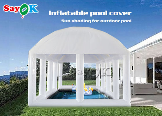 Tienda inflable de fiesta de piscina Tienda de aire de piscina de PVC hermética
