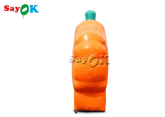 Arco inflable del arco de Halloween del acontecimiento anaranjado inflable de encargo de la calabaza para el supermercado