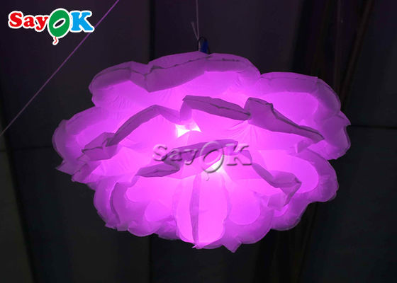 La decoración de iluminación inflable de la etapa de la boda llevó a Rose Flower