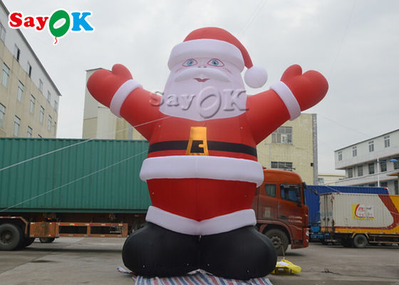 Pvc Santa Claus inflable de las decoraciones los 6m del día de fiesta