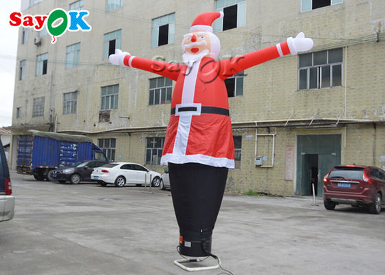Chuchería rara inflable del hombre del tubo que agita que hace publicidad del bailarín inflable del aire de la Navidad 10m