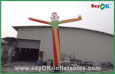 Hombre inflable colorido inflable de Advertising Inflatable Wave del bailarín del aire del hombre de publicidad los 6m