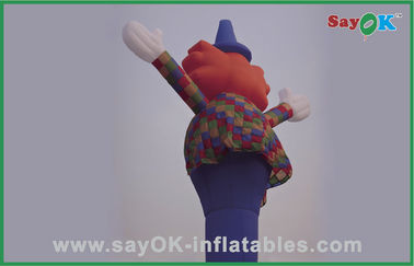 El solo bailarín alto inflable de Type Inflatable Air del payaso de la pierna de hombre, explota al hombre de baile