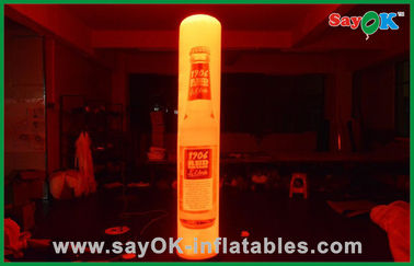 Pequeña altura inflable del pilar los 2m del LED de la decoración inflable promocional de la iluminación