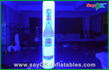 Pequeña altura inflable del pilar los 2m del LED de la decoración inflable promocional de la iluminación