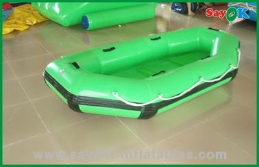 Juguetes inflables comerciales del agua de los barcos inflables verdes del PVC de los niños
