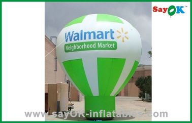 Globos gigantes comerciales del helio del globo inflable del color verde