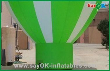 Globos gigantes comerciales del helio del globo inflable del color verde