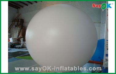 Globos gigantes comerciales del helio del globo inflable hermoso blanco del color
