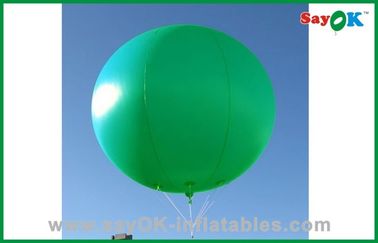 Globo inflable vivo del helio del color verde del globo inflable del día de fiesta