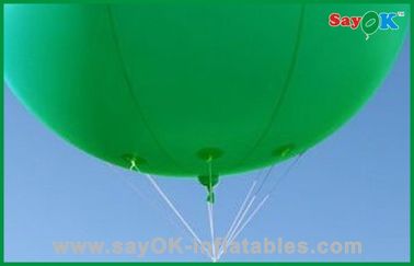 Globo inflable vivo del helio del color verde del globo inflable del día de fiesta