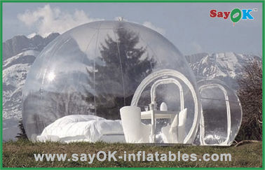 Tienda inflable del aire de la tienda del fin de semana al aire libre inflable transparente del prado