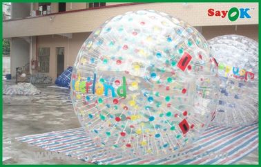 El partido de fútbol inflable modificó la bola inflable gigante de Zorbing para requisitos particulares para los juegos inflables de los deportes