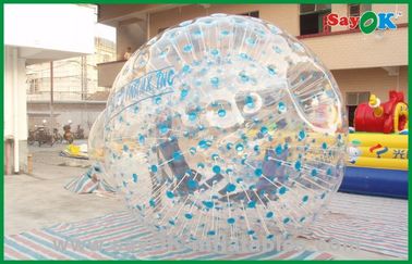 Bola humana inflable inflable de alquiler del hámster del tamaño de los juegos 1.0m m TPU de los deportes de los juegos inflables