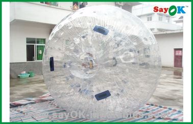 Bola humana inflable inflable del hámster de la bola los 2.3x1.6m de Gaint Tranparent Zorb de los juegos de la piscina